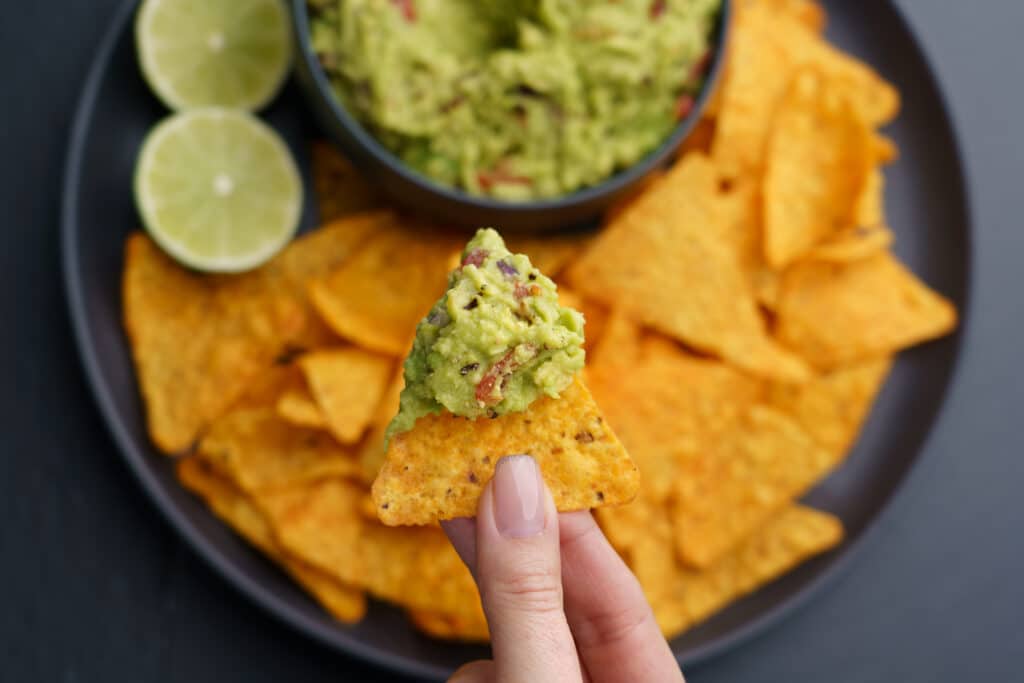 Chips & Guacamole at Esmeraldas The Best Mexican Restaurant In Eureka